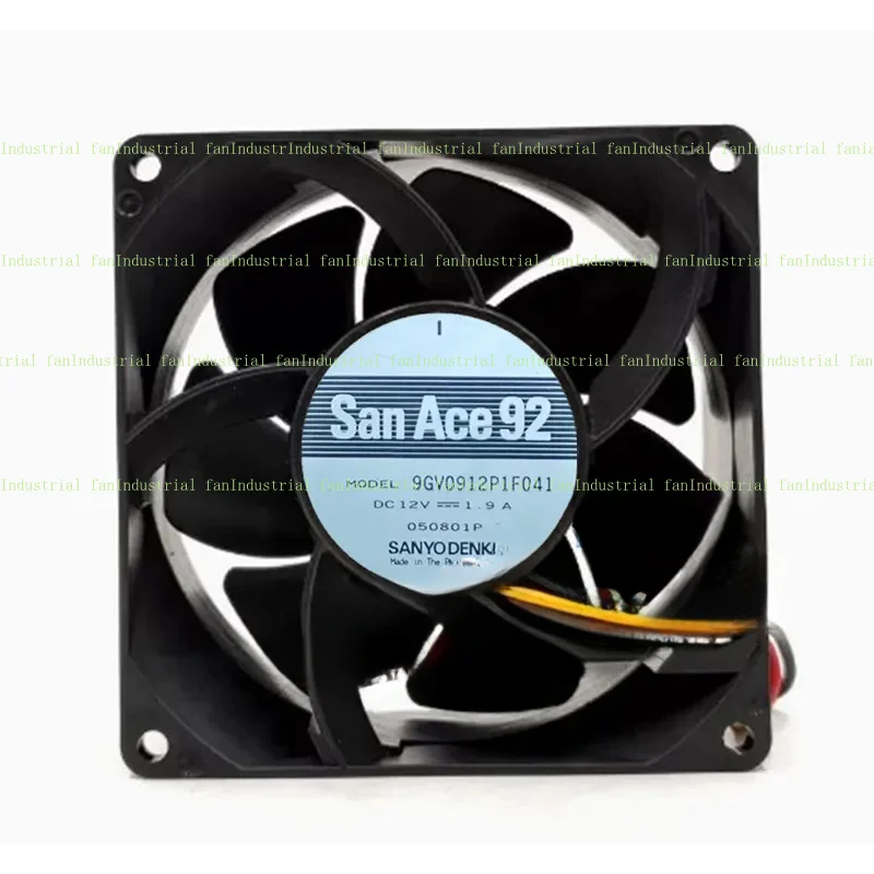 三洋電機-9gv0912p1f041-12v-19a-90x90x38mm-4-線式サーバー冷却ファン