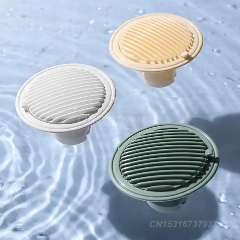 1/2PCS Anti-odor Shower Drain Stopper Silicone Strainer Floor Drain Deodorant Plug Hair Catcher Insect-proof