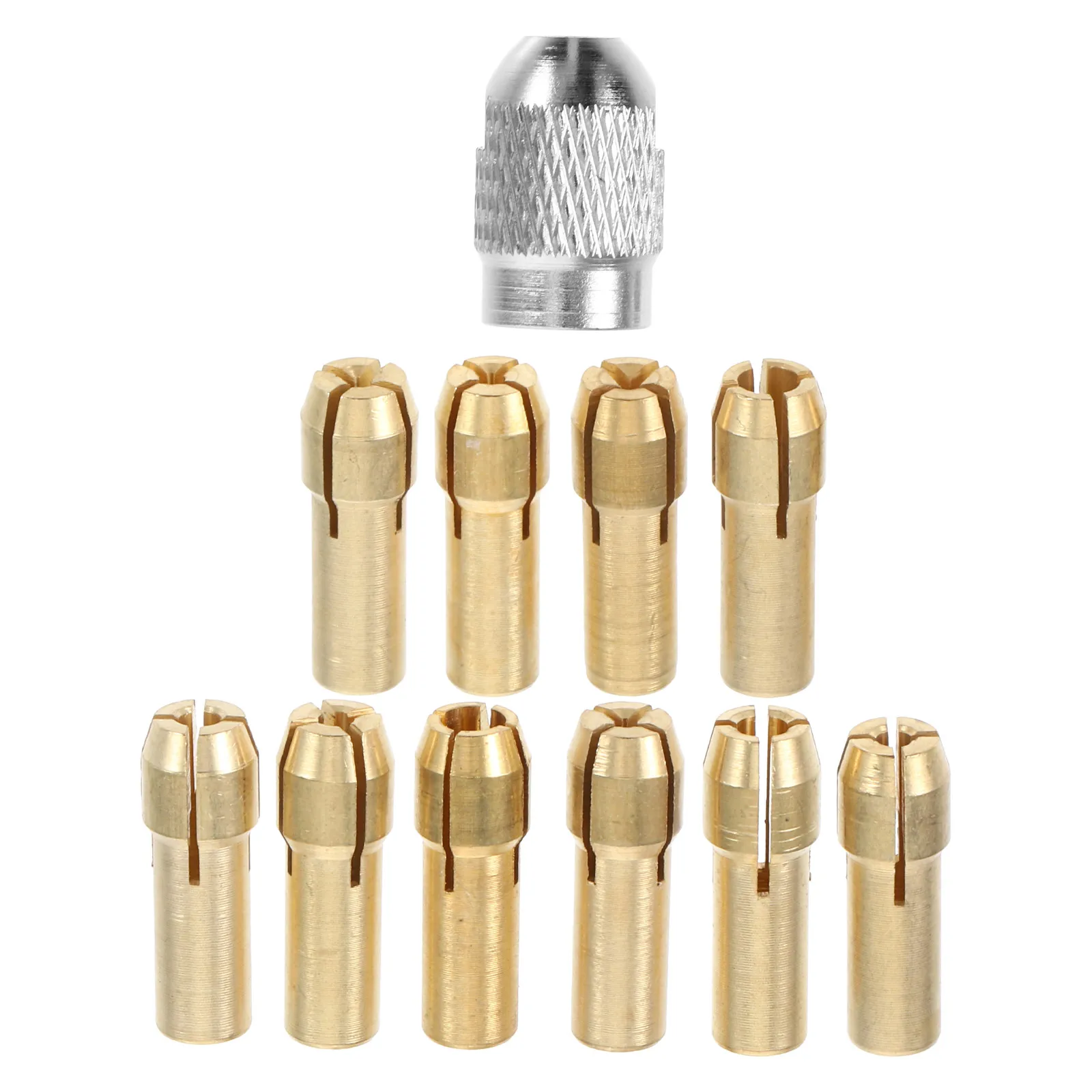 1 set 1 set trapano in miniatura utensile rotante elettrico pinza di ricambio adattatore di bloccaggio per rettificatrice mandrino girevole a sgancio rapido