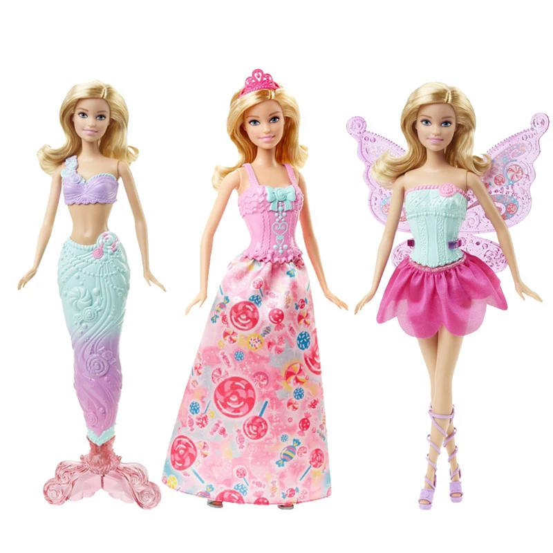 

Original Barbie Doll Dreamtopia Fairytale Dress Up Clothing Mermaid Set Girls Toys Christmas Birthday Gifts Toys for Children