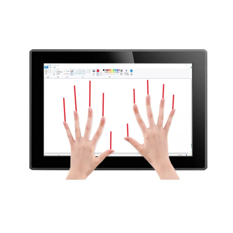 Imagem -03 - Monitor Multi Touch Screen Pcap 11.6 1920x1080 Plano Vga Hdmi Usb Impermeável Uso Industrial Mais Novo