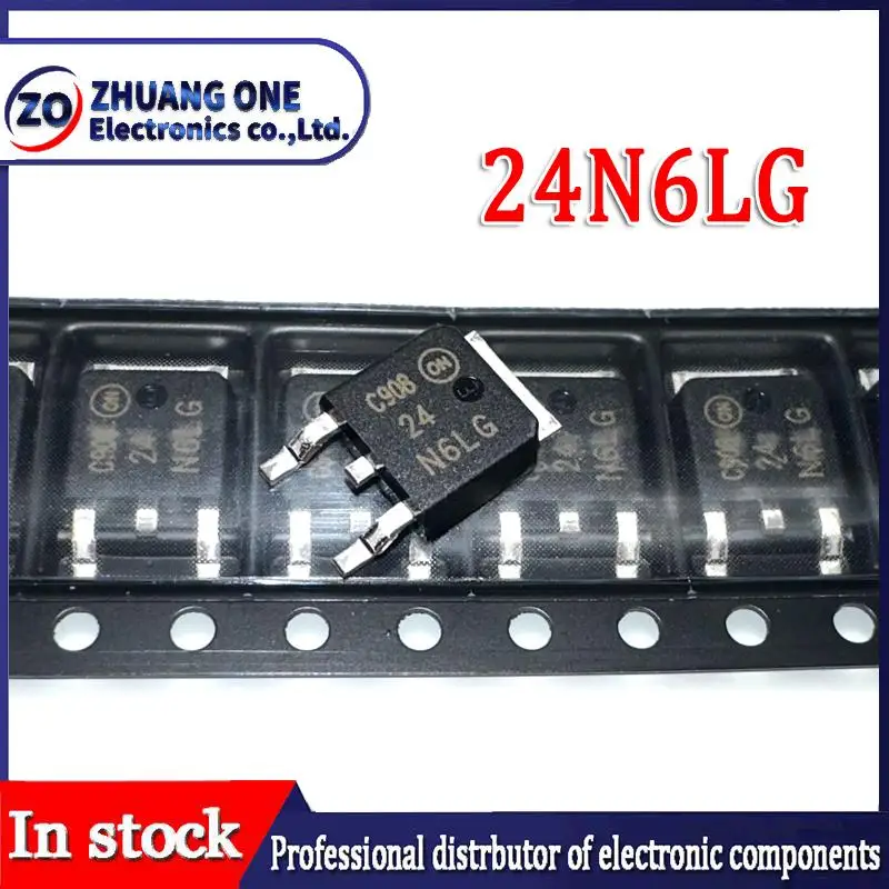 10PCS 24N6LG NTD24N06LT4G TO-252 Field MOSFET MOSFET N Channel 60V 24A 24N6LG NTD24N06LT4G TO-252