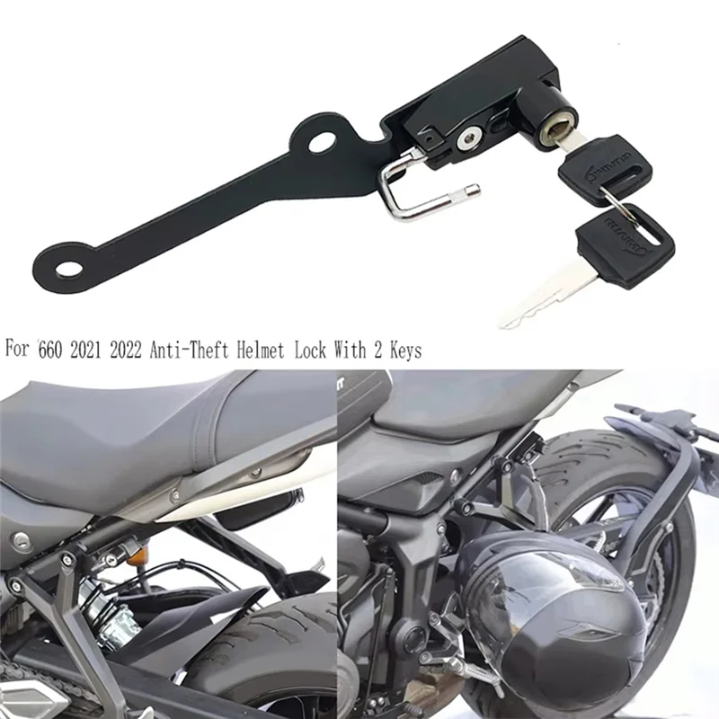 

Для Triumph Trident 660 Trident 660 2021 2022 замок для мотоциклетного шлема с 2 ключами противоугонный замок
