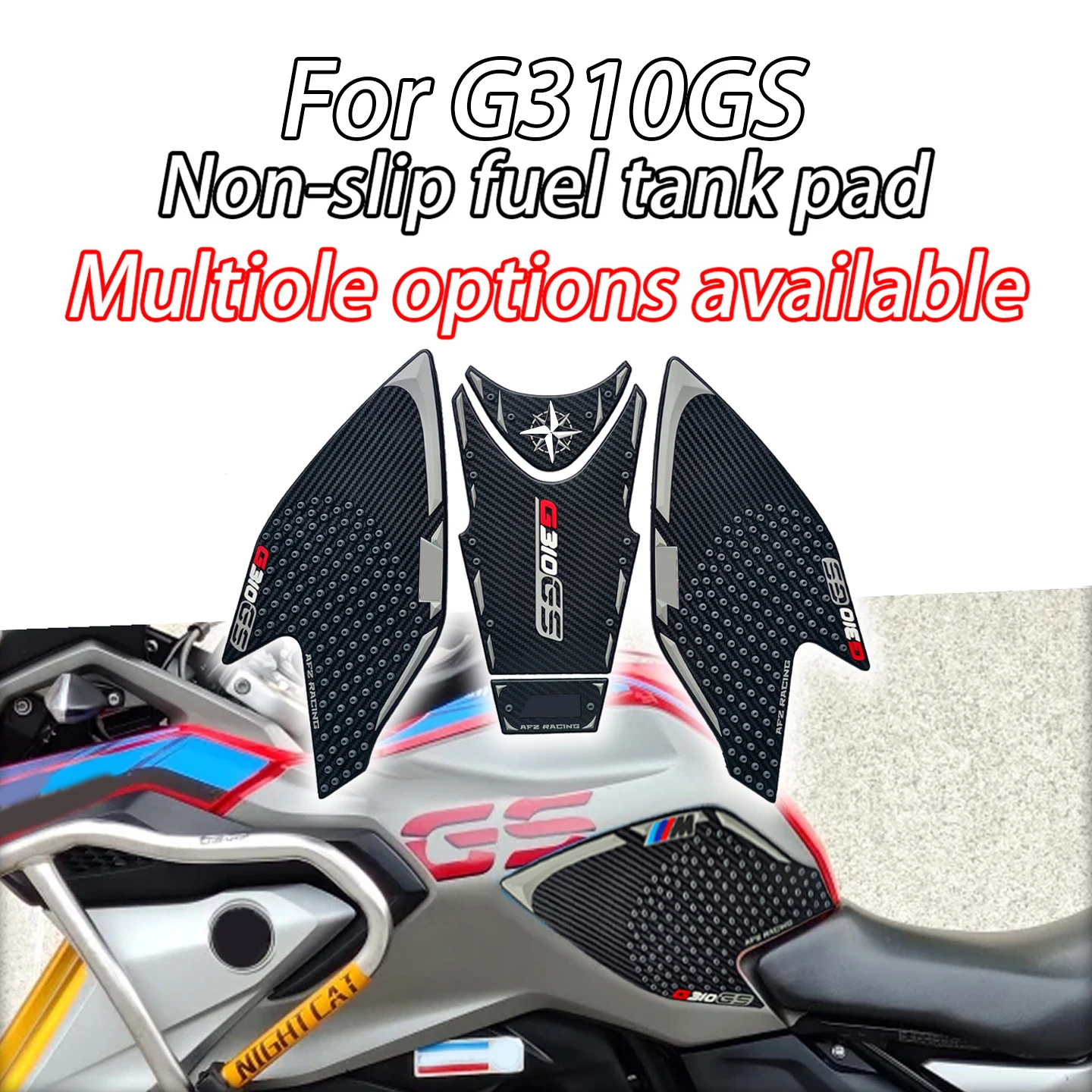 

For BMW G310GS GS Motorcycle Accessories G310 GS Fuel Tank Anti-Slip Sticker Rubber Protective Pad Heat Insulation Side Sticker