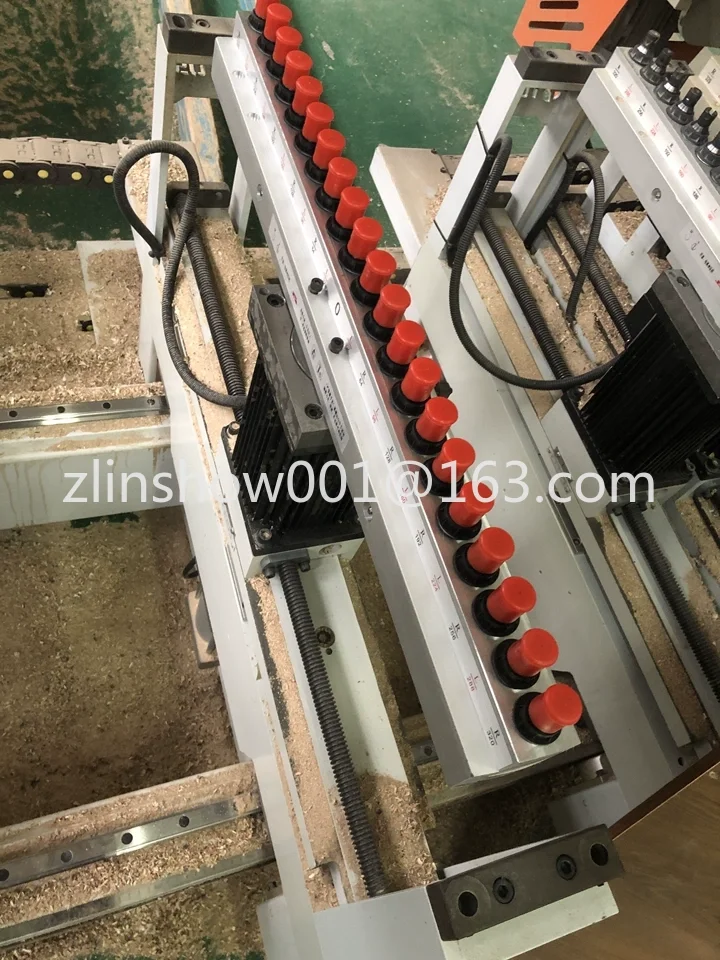 Woodworking Double Head Multi-axis Hinge Boring Machine Drilling Machine Double Row Two Row Multi-purpose Drilling Machine