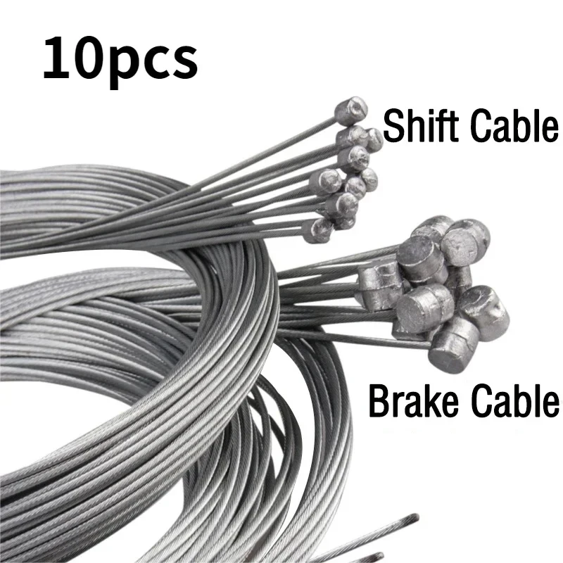 2.3m Mountain Road Bicycle Brake Line Stainless Steel Inner Brake Shift Cable MTB Bike Speed Wire Shifter Gear Derailleur Wire