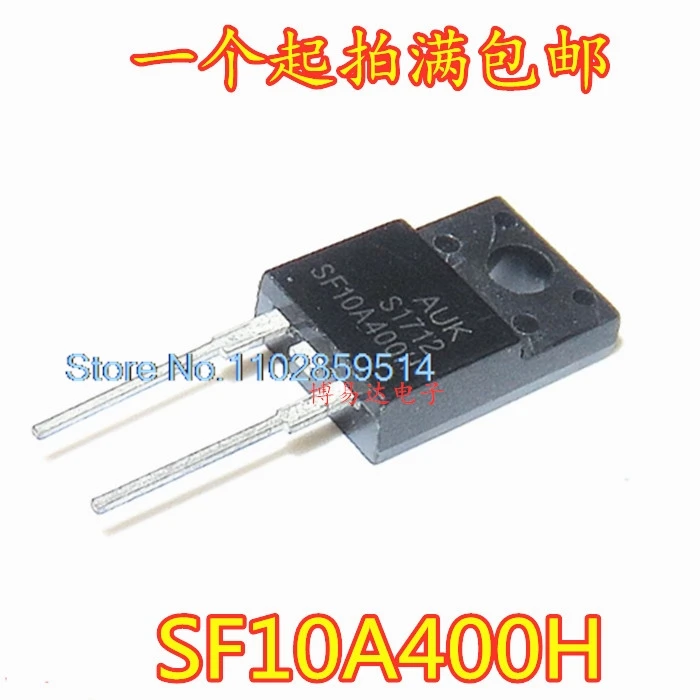 20PCS/LOT  SF10A400H TO-220F 10A/400V .