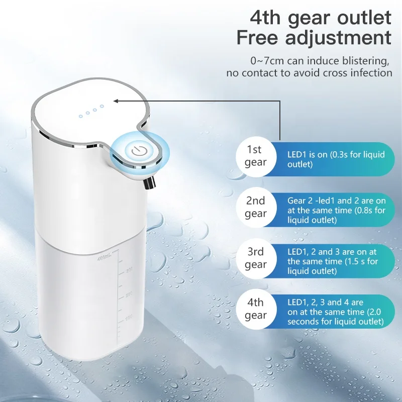 400ml Desktop Foam Hand Washing Machine Wall Mounted Automatic Induction Non-contact Soap