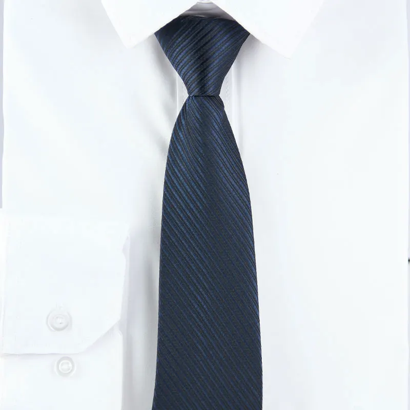 Men's No-Tie Wide Zipper Tie 8cm (3.15inch) Black, Red, Multi-Color Fine Twill Polyester Business Meeting Insurance Wedding Emcee Performance Workwear Accessories