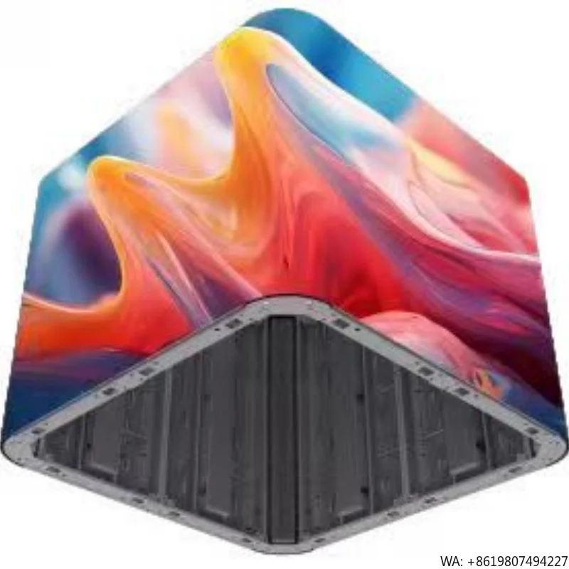 High Brightness IP66 Waterproof P6.25 Outdoor HD LED Video Wall Screen for Pillar Advertisement Large Commercial Display