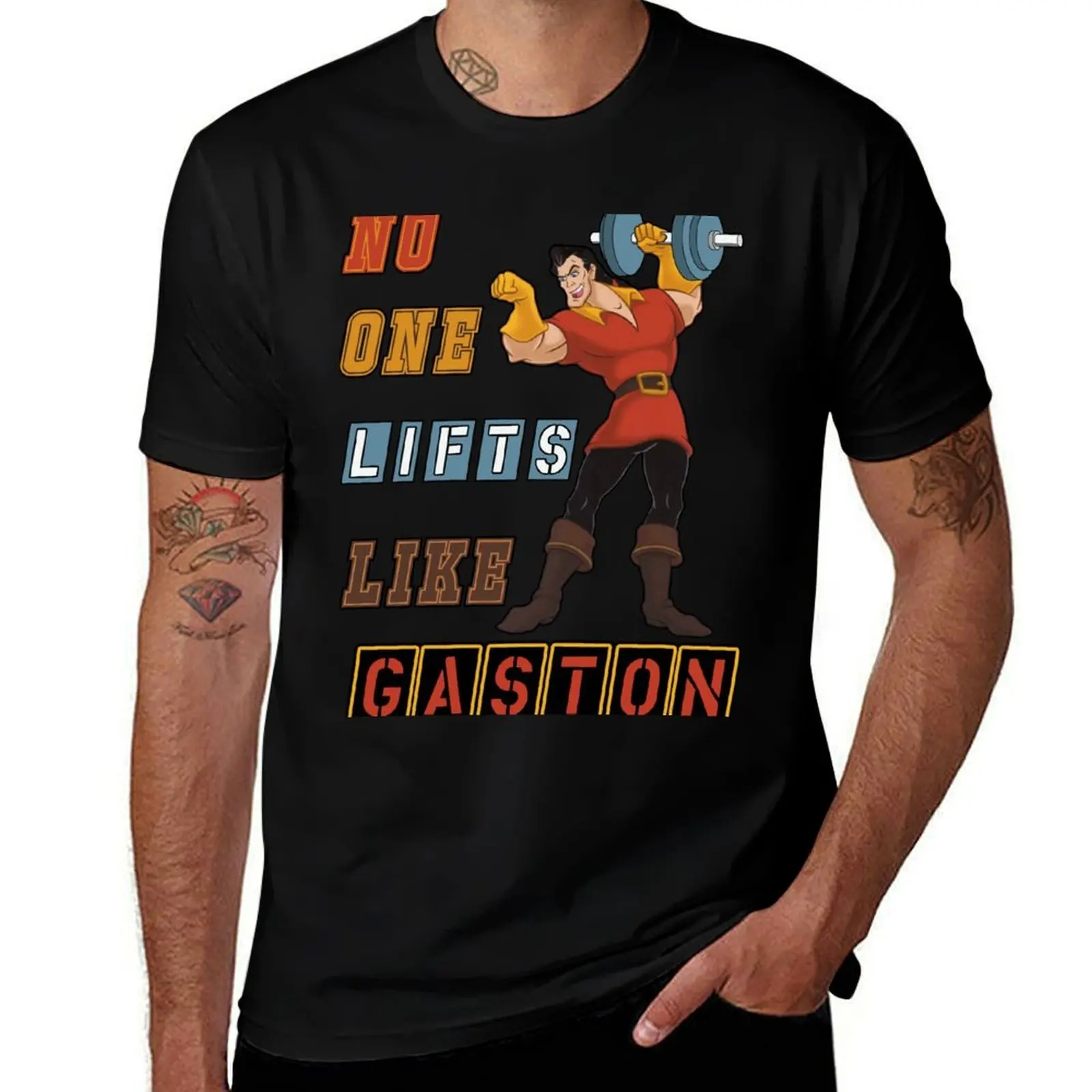 Gaston Lifts T-Shirt Minimalist Graphic Tee Shirt T-Shirt
