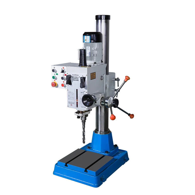 

Станок двойного назначения для сверления и нарезания резьбы с автоматической подачей, настольный сверлильный станок ZS-40BP