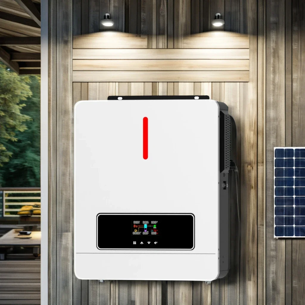 

10Vac 120Vac On/Off Grid Inverter 3.6kw 24V Hybrid Solar Inverter with MPPT 120A Charging with solar Panel 60V-500V Input