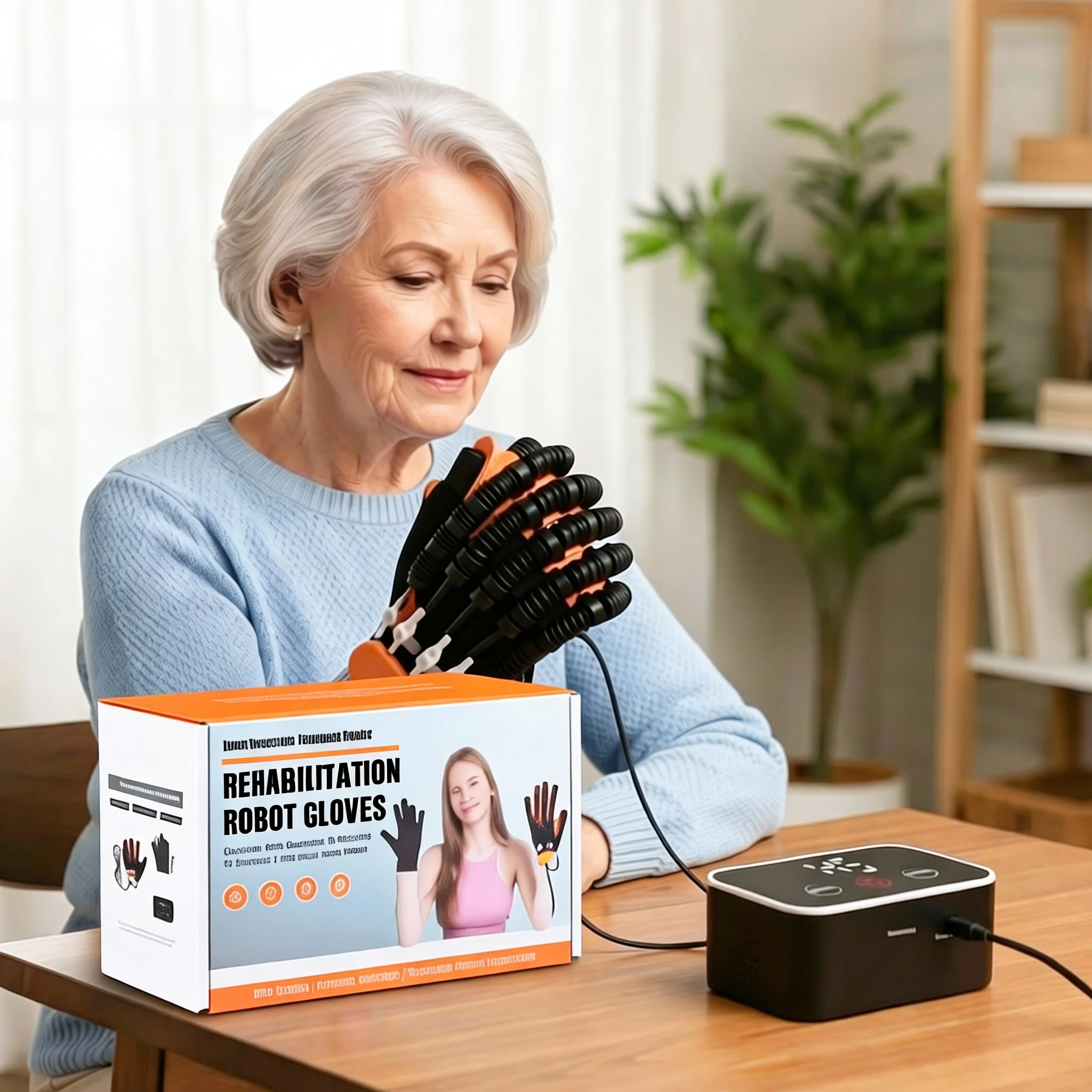 

Hand Rehabilitation Robot Glove Stroke Rehabilitation Hands Rehab Exercise Equipment Hemiplegia Devices Finger Trainer Training