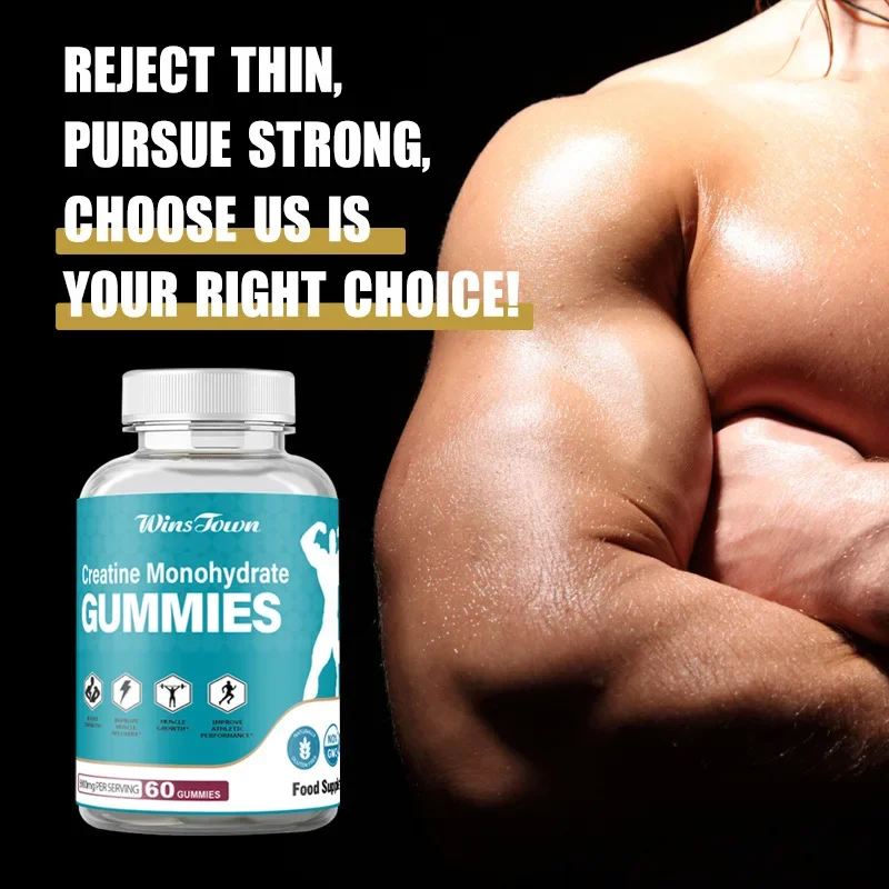 

Workout Creatine Muscle Creatine Monohydrate Gummies Increase Muscle Strength and ExplosivenessPromote Muscle Growth