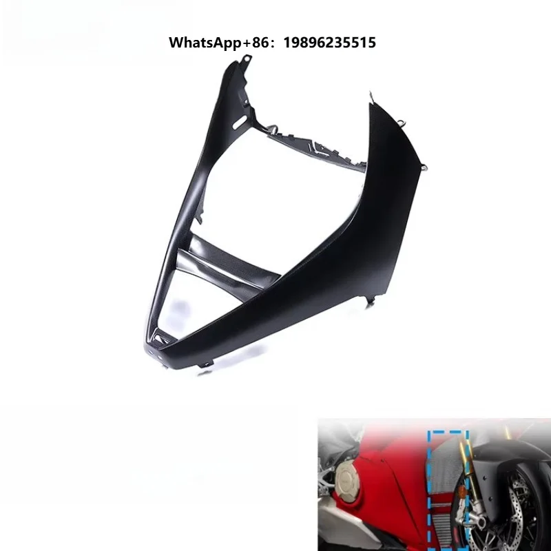 Full Dry Carbon Fiber Motorcycle Front Lower Water Tank Cover