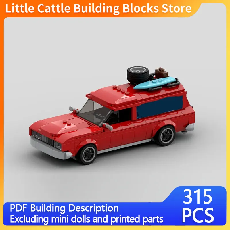 Speed Hypercar Model MOC Building Bricks Sandman Panel Van Modular Technology Gifts Holiday Assemble Children Toys Suit