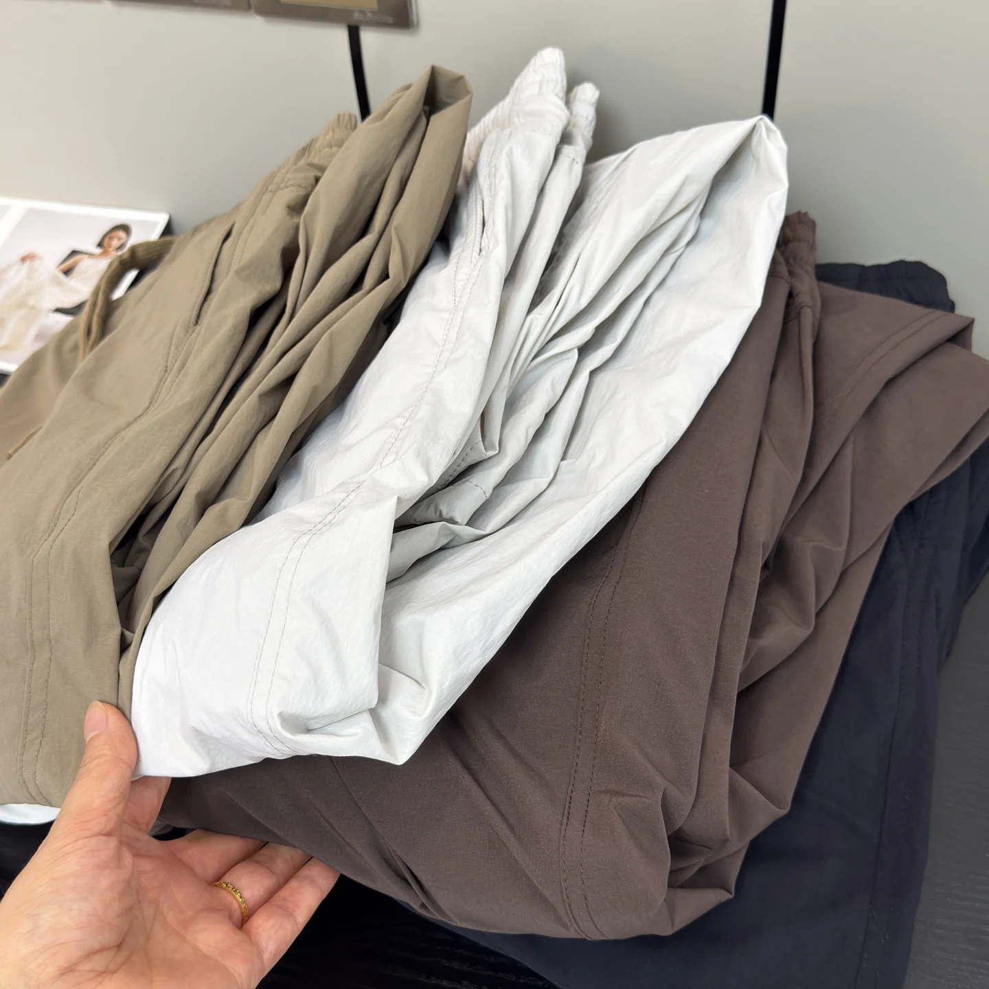 Thiened Fce pantalon de parachutiste de montagne en plein air décontracté jambe droite vêtements de travail hiver chaud coupe-vent pantalon coupe ample