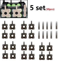 30pcs Spot Welding Nickel Plate Battery Plating Nickle Sheet U-shaped Strap Strip Sheets For Battery Pack Spot Welding Soldering