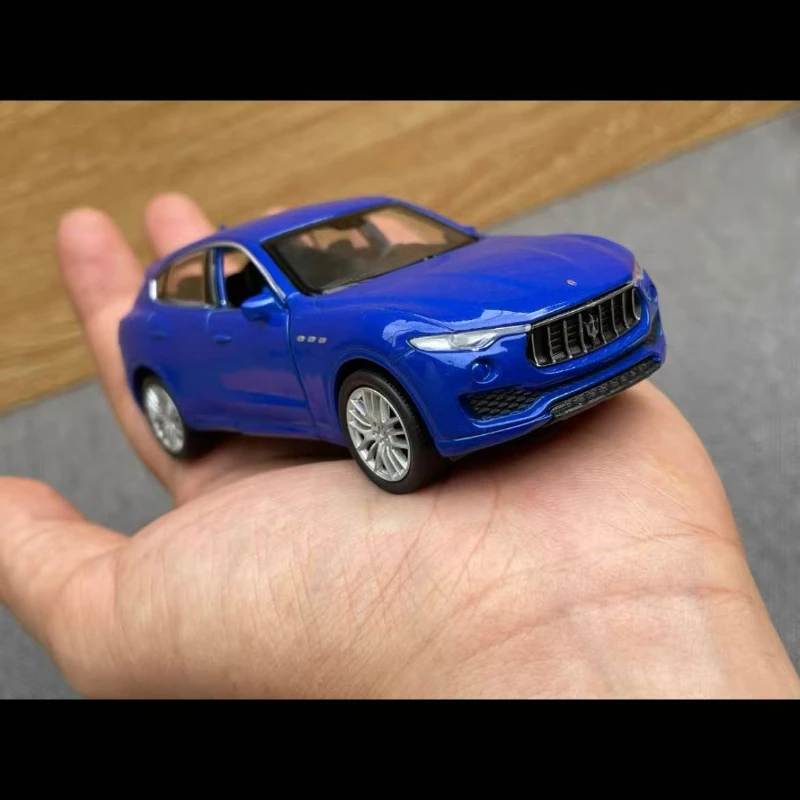 WELLY 1:36 マセラティ レヴァンテ SUV スケールカーシミュレーターモデルカー金属プルバックダイキャスト合金おもちゃ子供のためのギフト