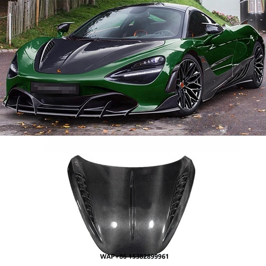 

New Carbon Fiber for McLaren 720S 2017-2019 Front Engine Hood Bonnet Cover Stylish Car Bodykit for McLaren 720S
