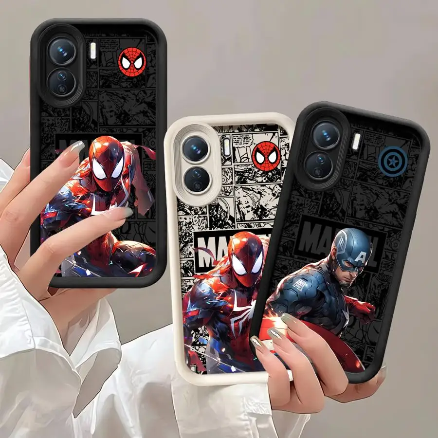 Spider Man Steve Rogers Phone Case for Xiaomi Redmi Note 13 Pro 11 12 5G 12S 10 4G 11Pro 12ProPlus ShockProof Cover Funda