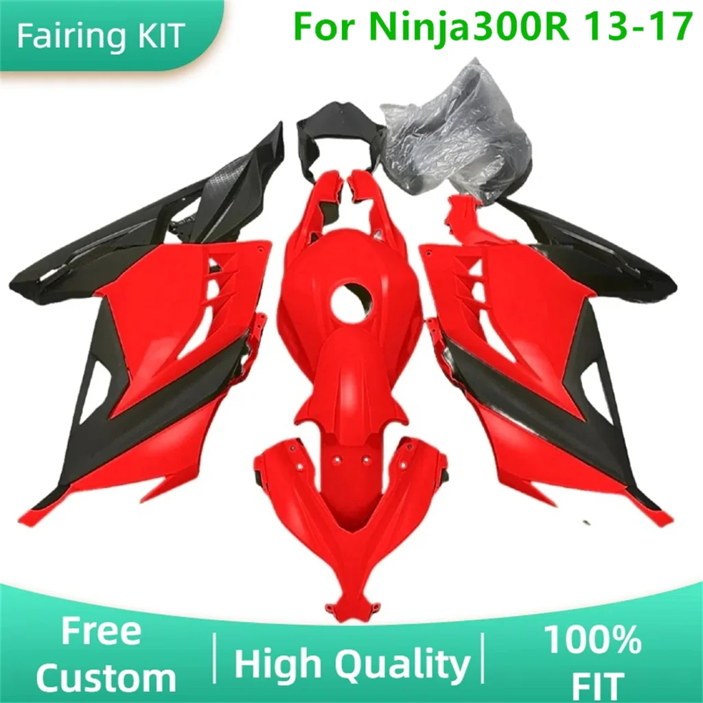 

Бесплатная изготовленная на заказ 100% литьевая форма высокого качества для комплекта обтекателя KAWASAKI Ninja-300R 13 14 15 16 17 EX300R 2013 2014 2015 2016 2017