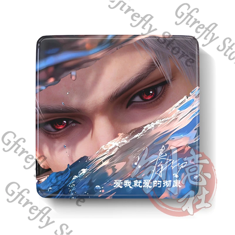 Magnet Kulkas Rafayel Cinta dan Deepspace Xavier Anime Kulkas Persegi Zayne Dekoratif Dinding Pertunjukan Garniture Hadiah Sylus