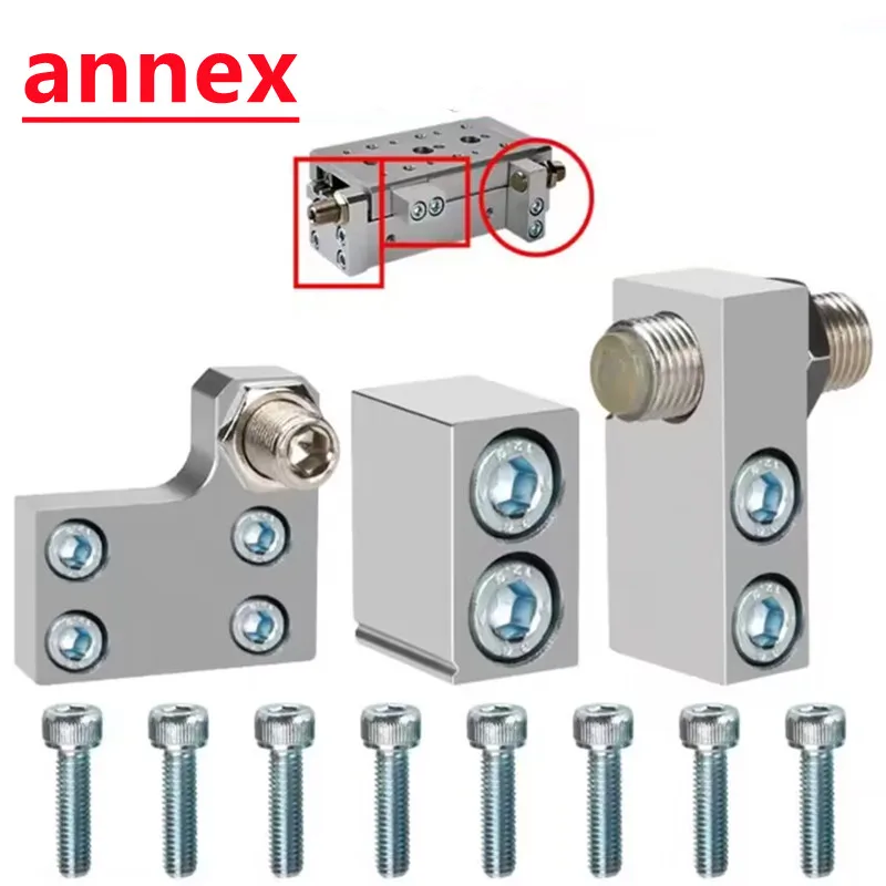 Cilindro pneumatico MXS16 MXS20-10/20/30/40/50 della tavola di scorrimento dell\'aria di tipo SMC