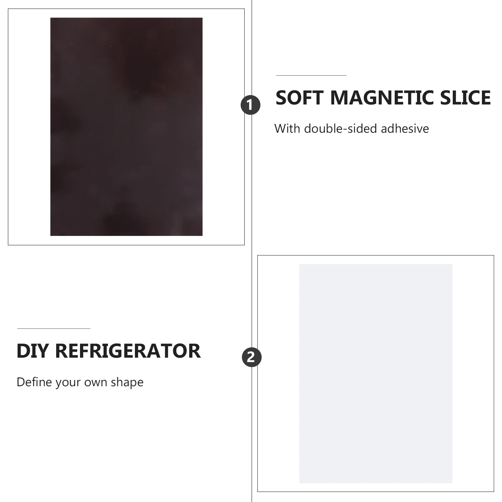 أوراق مغناطيسية لاصقة مرنة قابلة للتقشير واللصق للصور، مشاريع فنية ذاتية الصنع، خزائن مدرسية، مغناطيس الثلاجة، أوراق ورق مغناطيسية #5