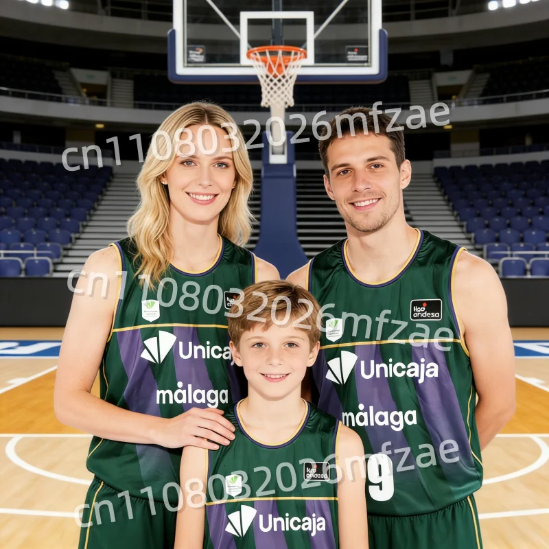 Camiseta de Baloncesto Unicaja Málaga 2026 para Hombre, Transpirable, de Secado Rápido, Uniforme de Equipo, Versión para Fanáticos, Chaleco de Baloncesto para Surf