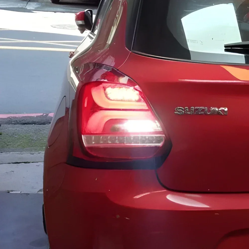 

Для Suzuki Swift 2017-2023 автоматические задние фонари, обновление, мигающий задний фонарь, аксессуары, светодиодные автомобильные задние фонари в сборе