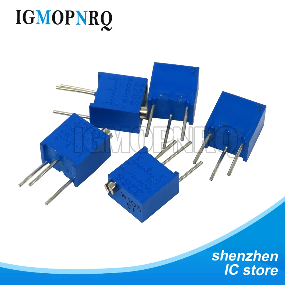 10PCS 3266W potentiometer 3266 1K 2K 5K 10K 20K 50K 100K 200K 500K 103 1M adjustable precision 