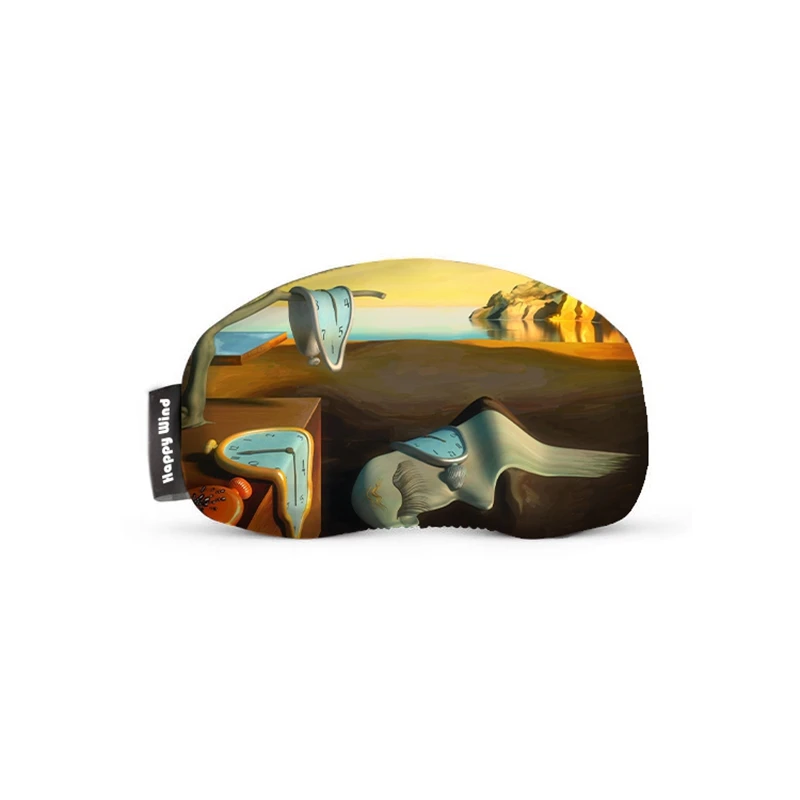 Sublimatie Zachte Tas Beroemde Patroon Goggle Lens Cover Full Color Printing Elastische Snowboard Goggles Beschermende Cover