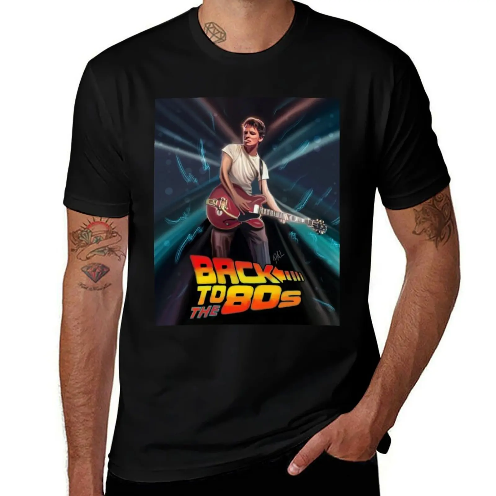 

Marty Mcfly back to the future T-Shirt t shirt man casual cotton t shirt pack t shirts for man graphic vintage T-Shirt