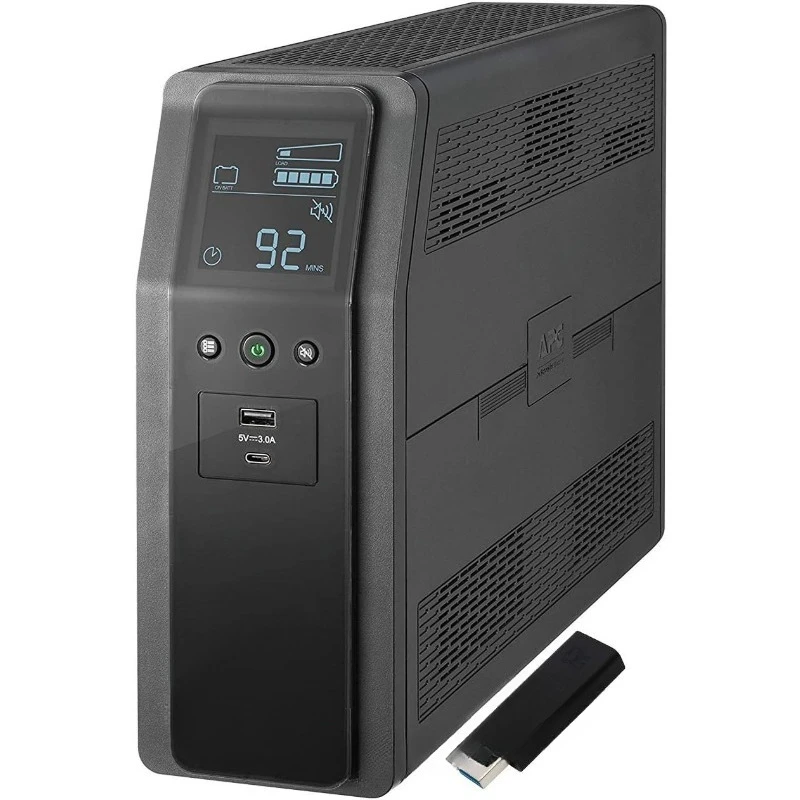 

Sine Wave UPS Battery Backup & Surge Protector, 1000VA, APC Back-UPS Pro (BR1000MS) Bundle Including 16GB DataTraveler