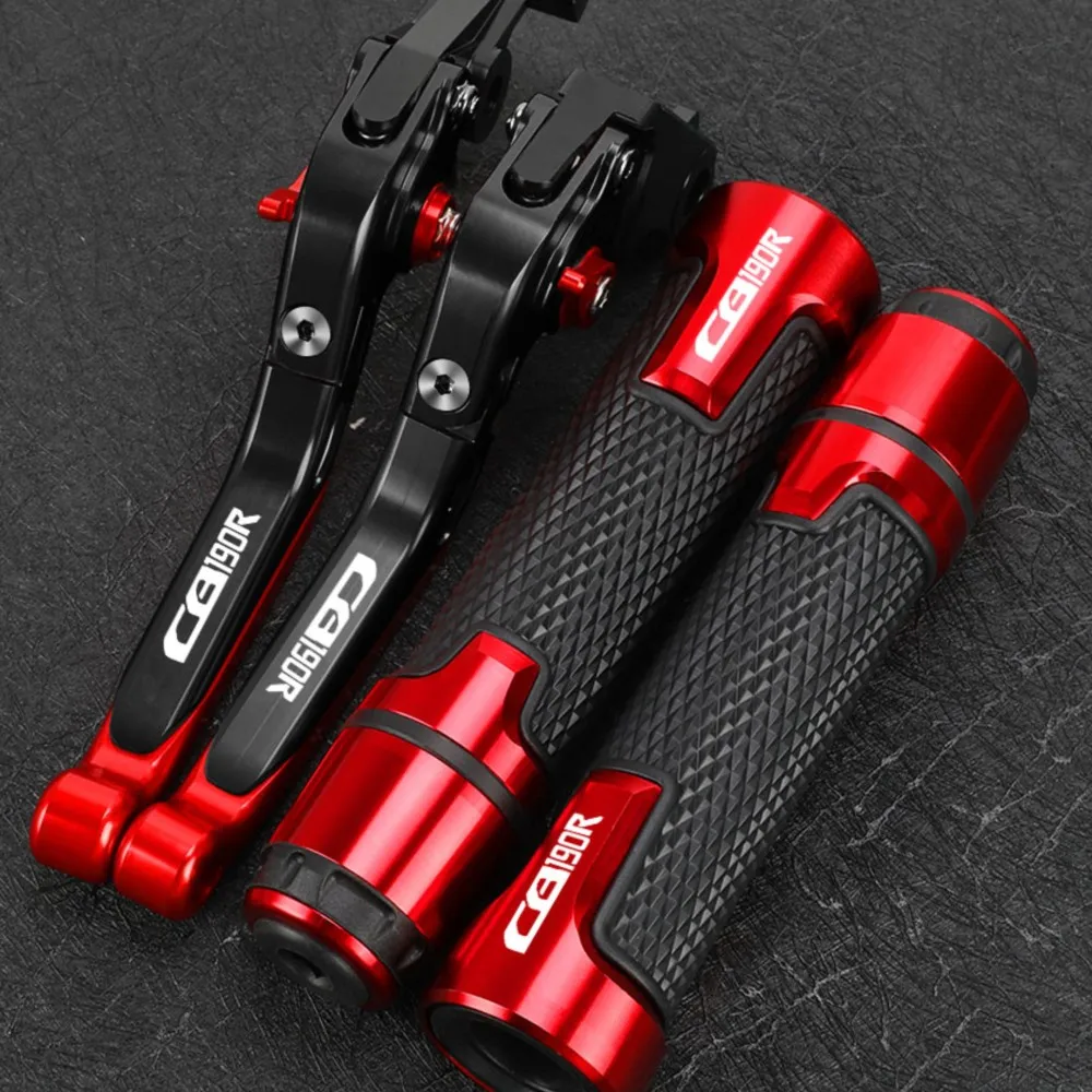 Motorcycle Accessories FOR HONDA CB190R 2015 2016 2017 2018 Extendable Brake Clutch Levers Handlebar Grip Handles bar Hand Grips