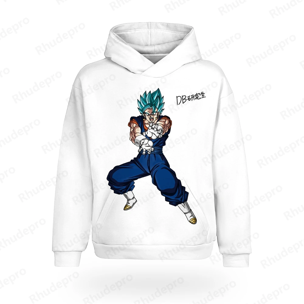 2024 Autumn Men New Hot Dragon Ball Goku Vegeta All Over Print Cosplay Children Street Long Sleeve Hoodie Unisex Top