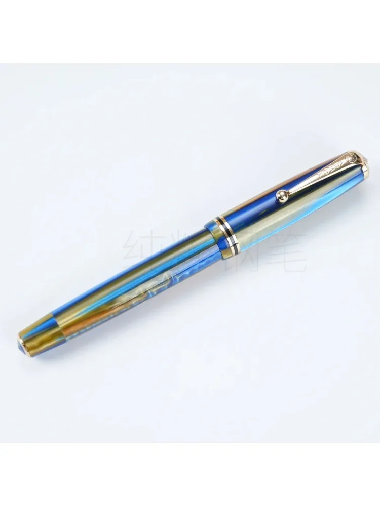 Pióro wieczne ADMOK 28 z mechanizmem naciskania, wkład Bock, stalówka Bock Schmidt EF/F/Nib, klasyczny retro design, prezent biznesowy, pióro do kaligrafii. — zdjęcie produktu 7