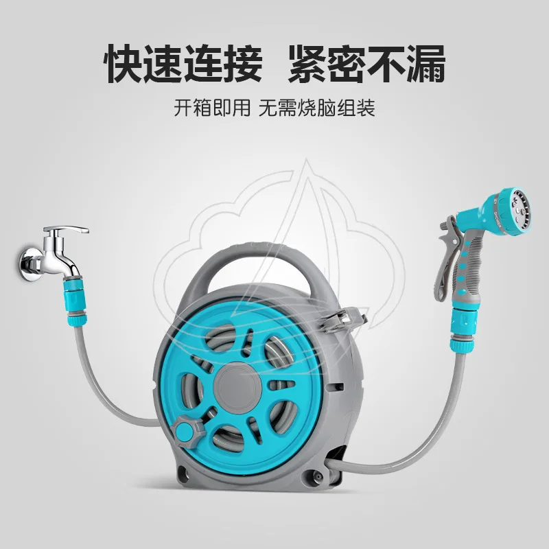 Original Garden Water Hose Spray Nozzle Set Flexible Faucet Connector High Pressure Sprayer for Car Wash Watering Cleaning