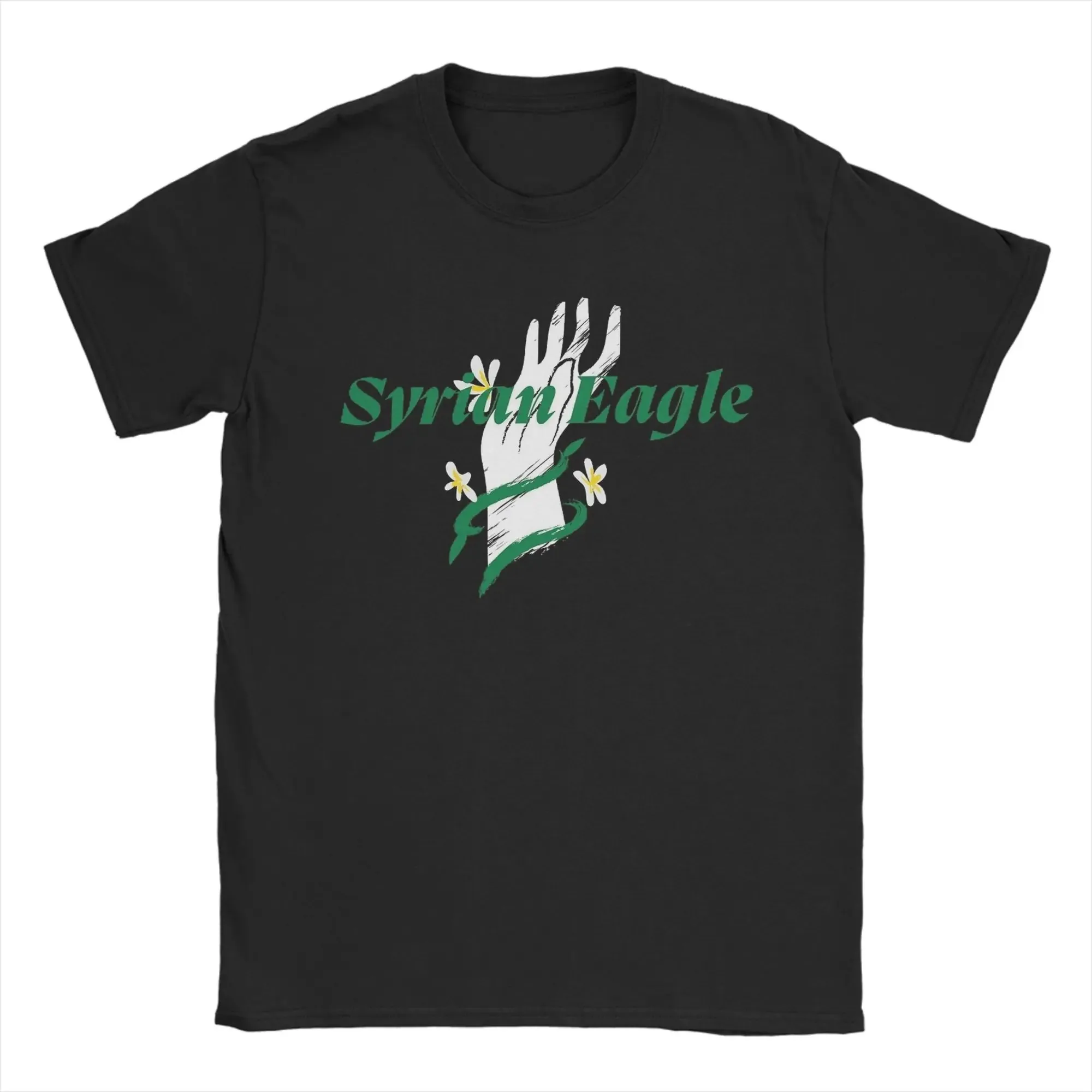 

Crazy Syria Syrian White Eagle T-Shirts Men Women Crewneck Cotton T Shirt Short Sleeve Tee Shirt Graphic Printed Clothing