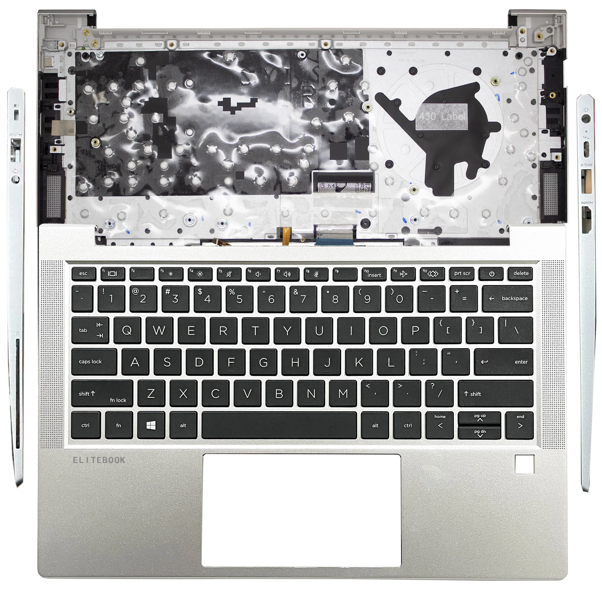 

For Elitebook 630 G8 630 G9 640 G8 640 G9 640 G10 650 G8 650 G9 650 G10 Laptop US Backlit Keyboard Palmrest Upper Top Case
