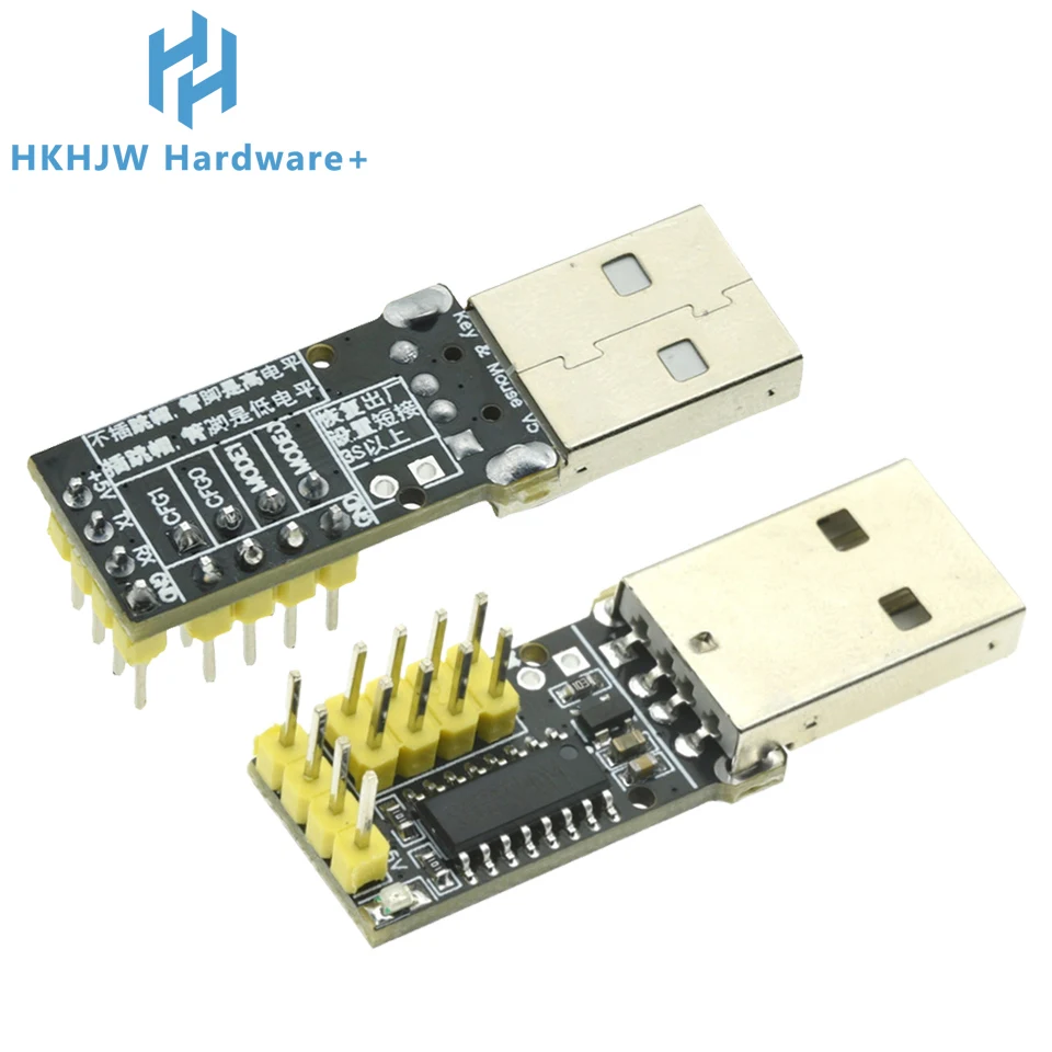 CH9329 Module UART/TTL Serial Port To USB HID Full Keyboard Mouse Drive Free Game Development Box