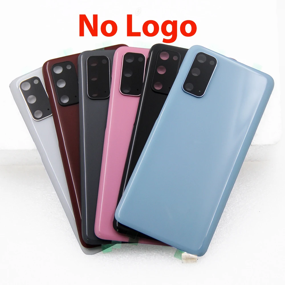 Back Cover For Samsung Galaxy S20 G980 S20 Plus G985 Back Door Replacement Hard Battery Case, Rear Housing Cover With Adhesive