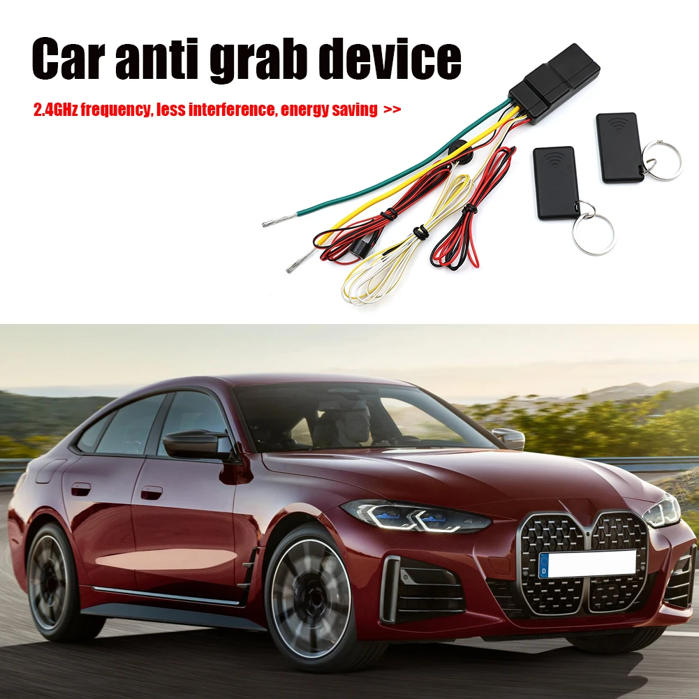 2.4GHz RFID Wireless Car Immobilizer 12V Intelligent Anti Hijacking Circuit Cut Auto On Off Anti-theft Device Engine Car Lock