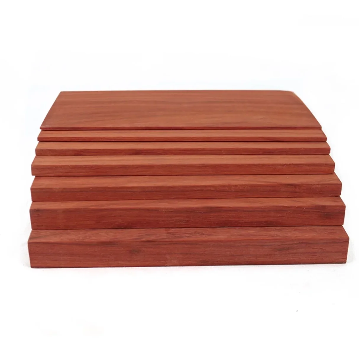 

5pcs Thickness:3mm/5mm African Red Rosewood Solid Wood Thin Board Sheets