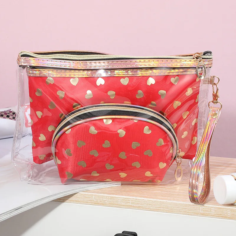 Custodie per Organizer per trucco per ragazze all\'aperto portatili borsa per cosmetici da donna custodia per trucco impermeabile per donna