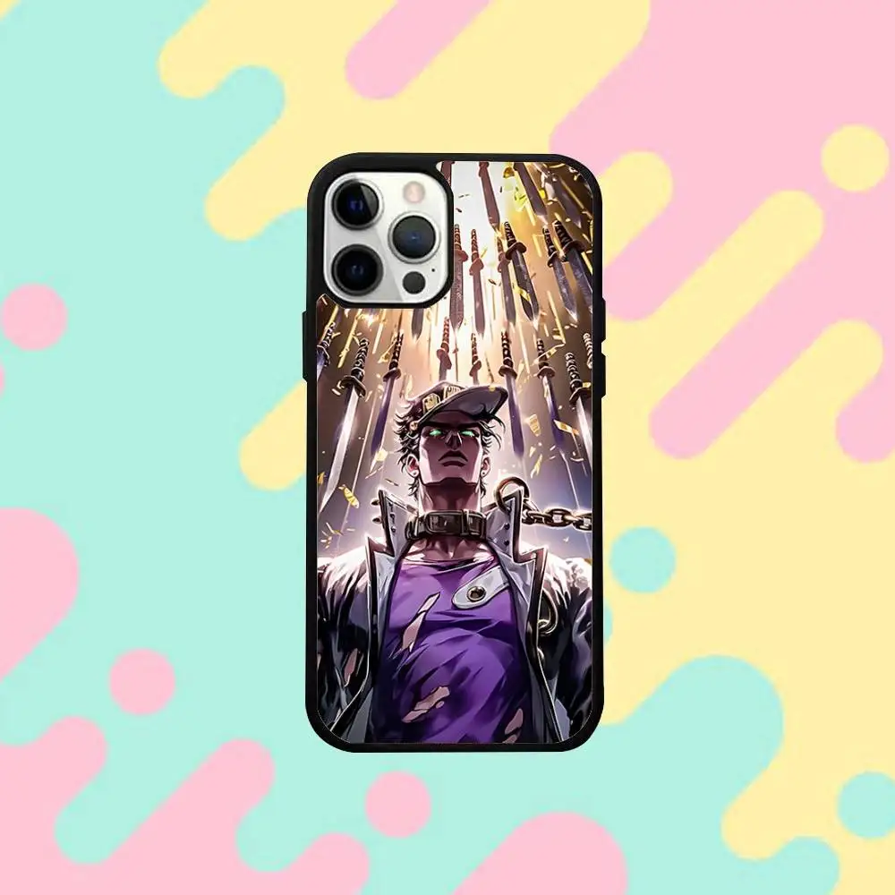 JO-JO Anime B-Bizarre Phone Case For iPhone 16e,16,15,14,13,12,11,Plus,Pro,Max,Mini Magsafe Magnetic Wireless Charging