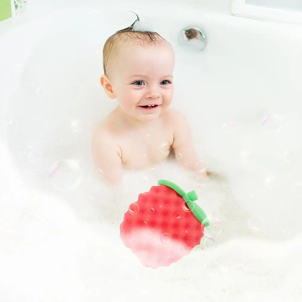 

Набор из 2 мягких натуральных отшелушивающих губок для купания младенцев и детей, для мытья тела, принадлежности для ванной