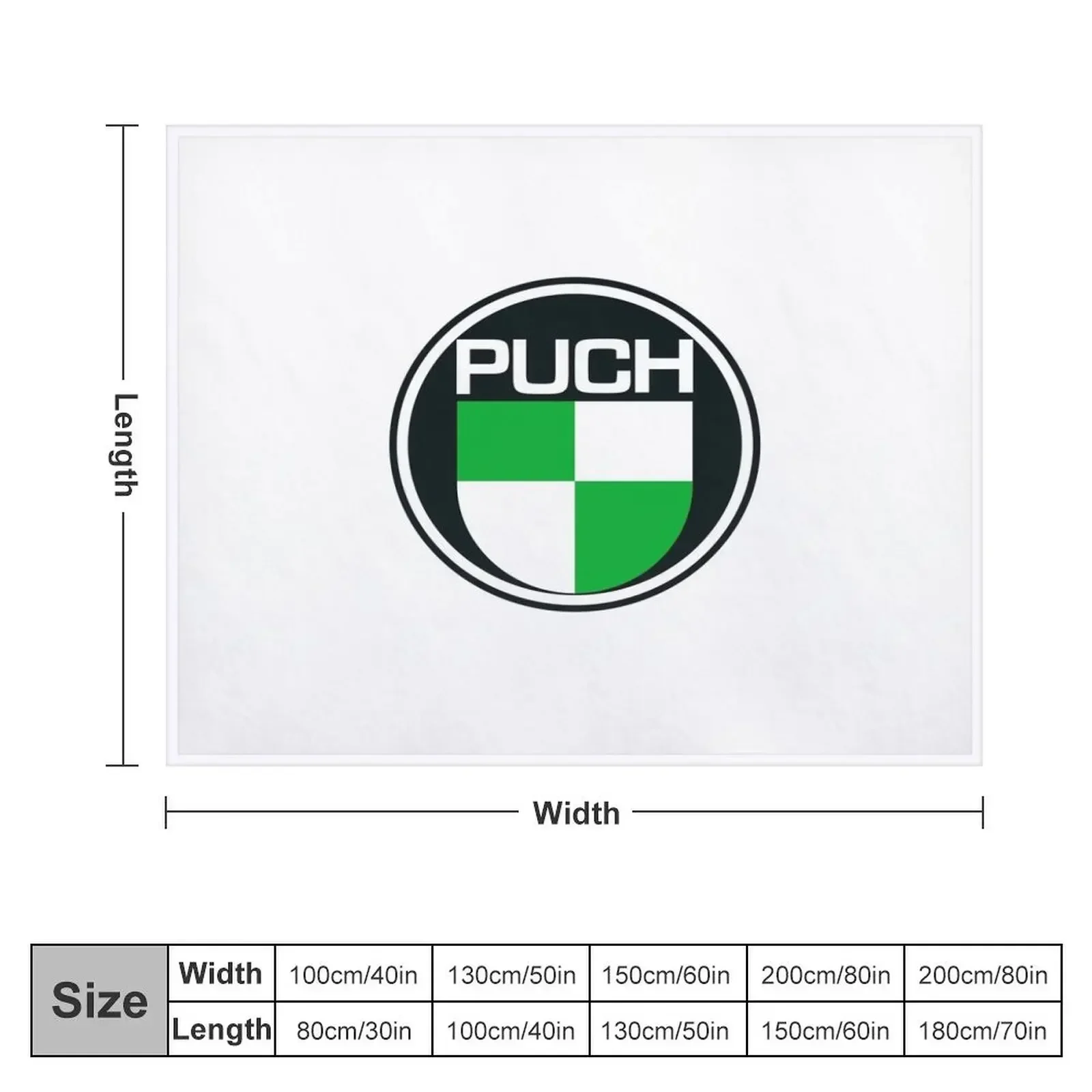 Puch Motorcycles Throw Blanket Multi-Purpose Baby Blankets